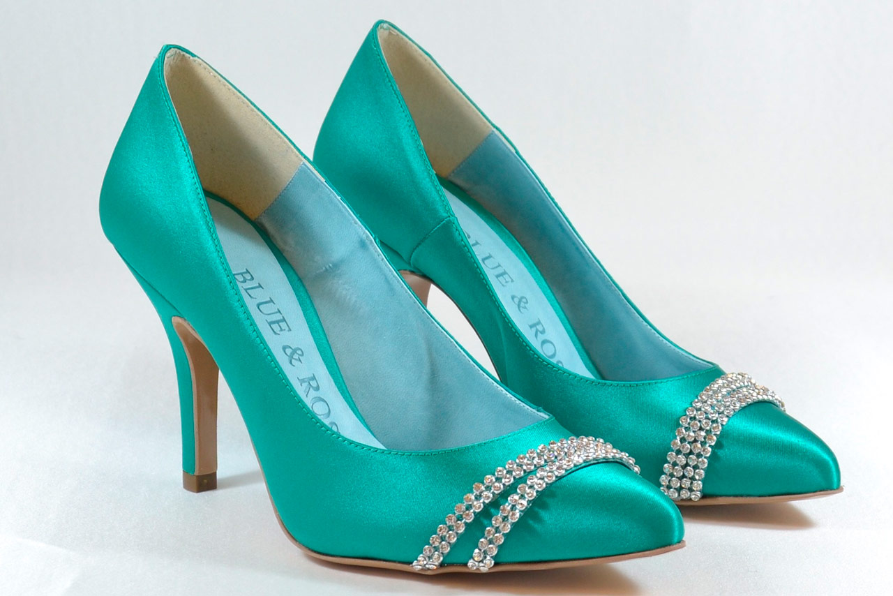 scarpe verdi sposa